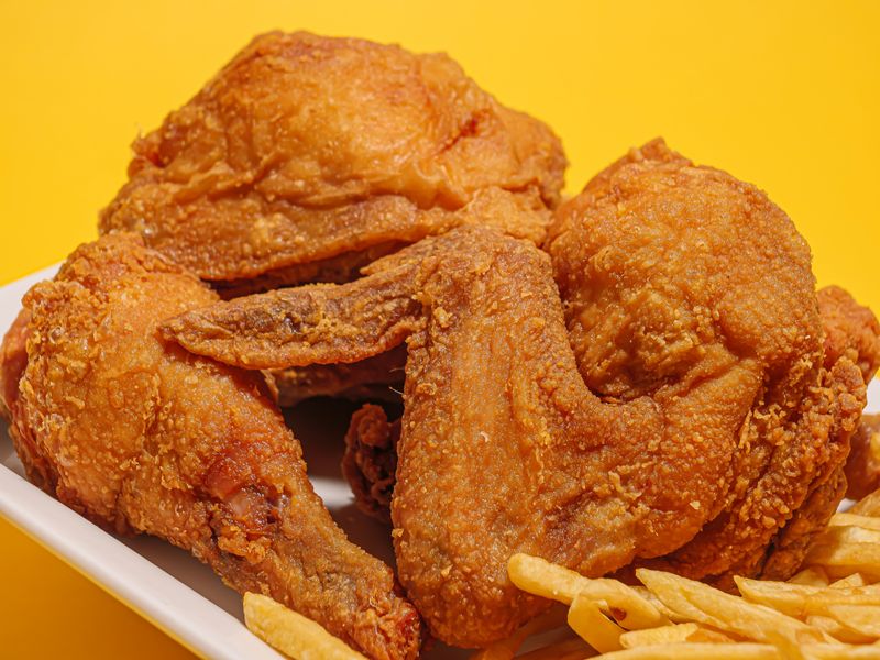 Starbird Seasoned Fries golden and crispy
